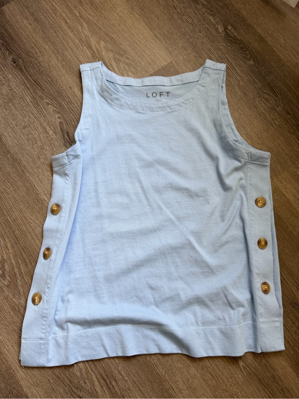 LOFT side button tank top